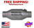 2" Thunderbolt Catalytic Converter High Flow T409 Stainless Steel Rear O2 Nut
