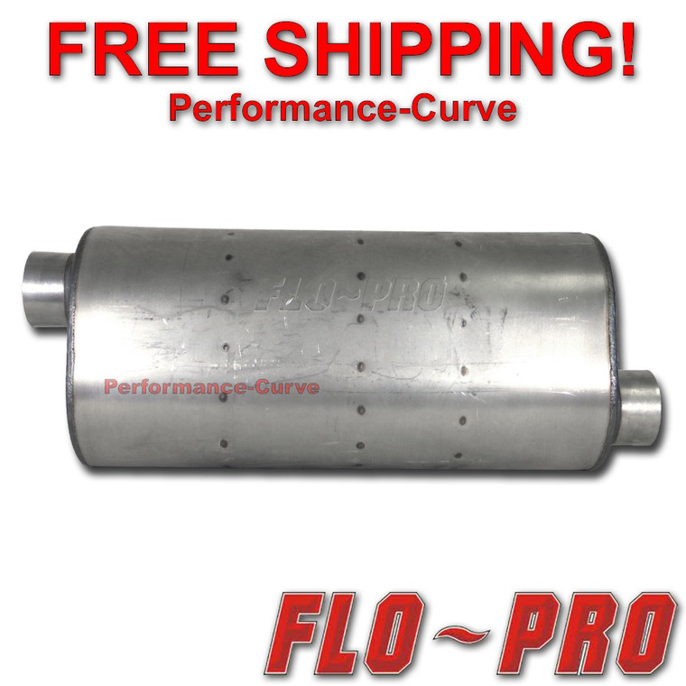 Heavy Duty Truck Exhaust Muffler Diesel 3.5" Offset / 3.5" Offset - FLO-PRO 2510