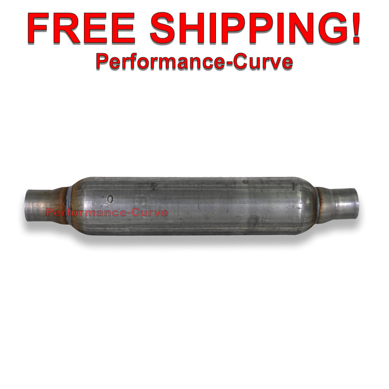 2" Turbo Tube Muffler / Resonator - Full Boar Jones Exhaust - 18" Body