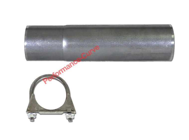 Aluminized Exhaust Reducer 2.75" ID to 3" OD w/ 2.75" Clamp - X9334