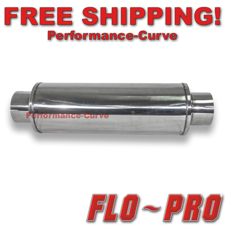 Flo Pro Max 5" Stainless Steel Performance Diesel Muffler 24" Body - M12774