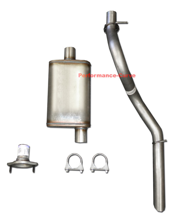 01 - 06 Jeep Wrangler Exhaust w/ Max Flow Muffler