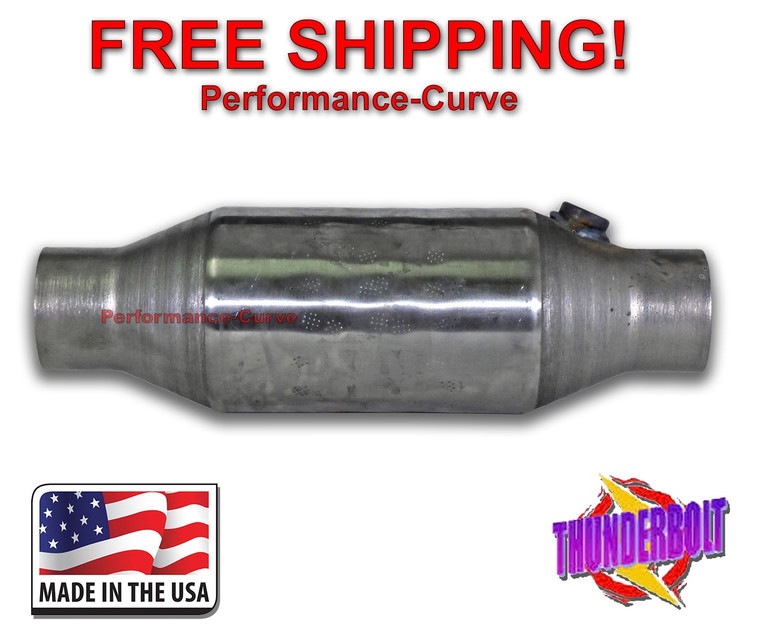 2.25" Thunderbolt Exhaust Heavy Load Catalytic Converter Rear O2