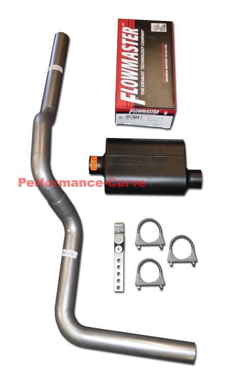 Fits 99-14 GMC Sierra 1500 4.8 Mandrel Exhaust w/ Flowmaster Super 40 Muffler