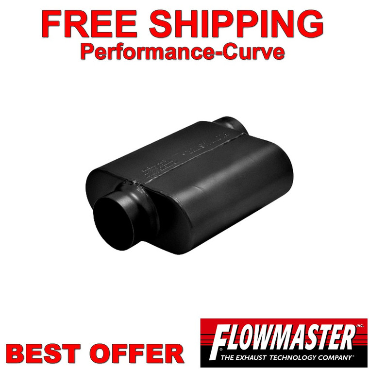 Flowmaster Delta Force Race Muffler 1 Chamber 409 Stainless 3.5" O/C - 8435119