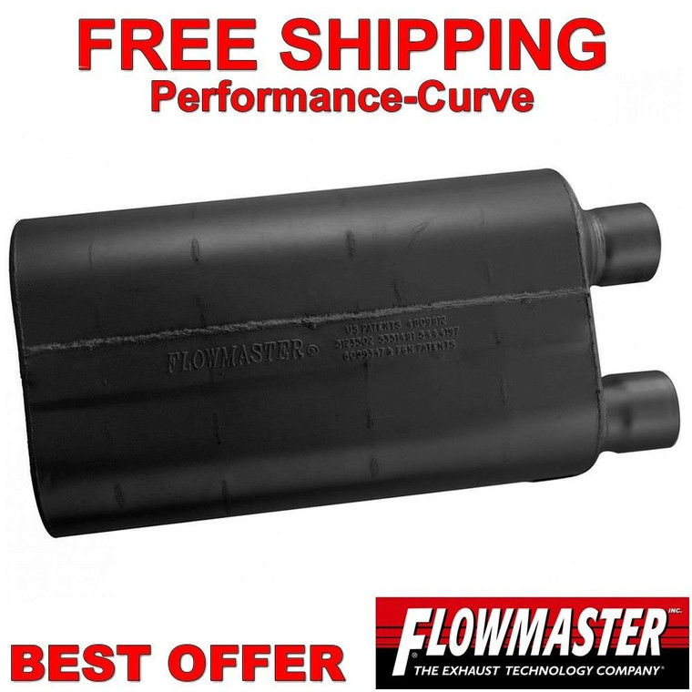 Flowmaster 80 Series Cross-Flow Muffler 2.5" SS 52580