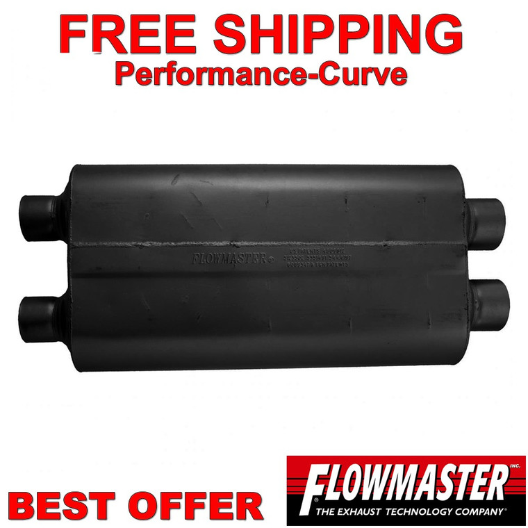 Flowmaster 70 Series BB2 Muffler 2.25 / 2.25 D/C 524704