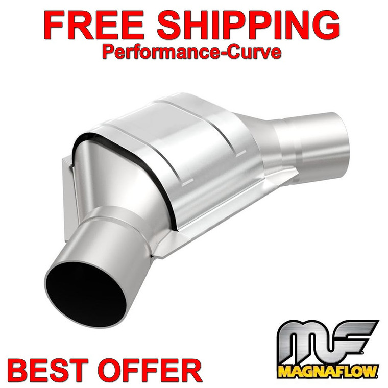 MagnaFlow 2.25" Angled Offset / Offset Catalytic Converter OBDII 99185HM