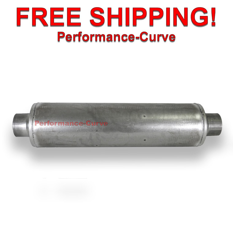 Full Boar Heavy Duty Welded Truck Muffler 4" in / 4" out