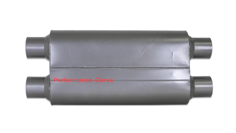 3 Chamber Performance Exhaust Muffler Ceramic Dual 2.5" IN \ Dual 2.5" Out