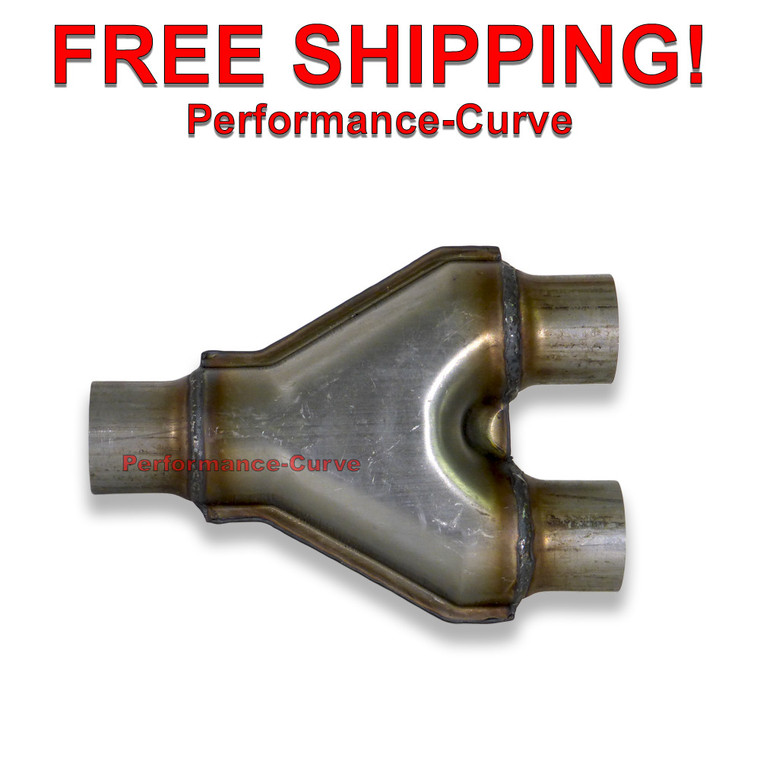 2" / 2" Y Pipe Universal Custom Exhaust Stainless Steel SY200