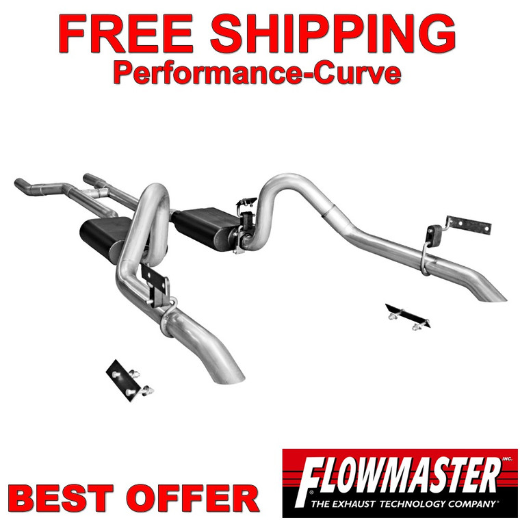 Flowmaster American Thunder Exhaust System Fits 67-70 Ford Mustang - 817282