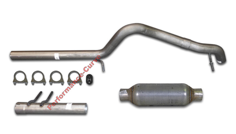 07 - 17 Jeep Wrangler JK Performance Exhaust System w/ 2 Chamber Muffler