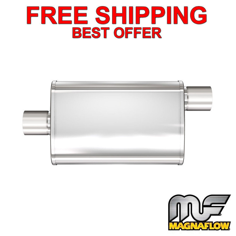 MagnaFlow XL - 3 Chamber Stainless Steel Turbo Muffler - 3" C/O -13219