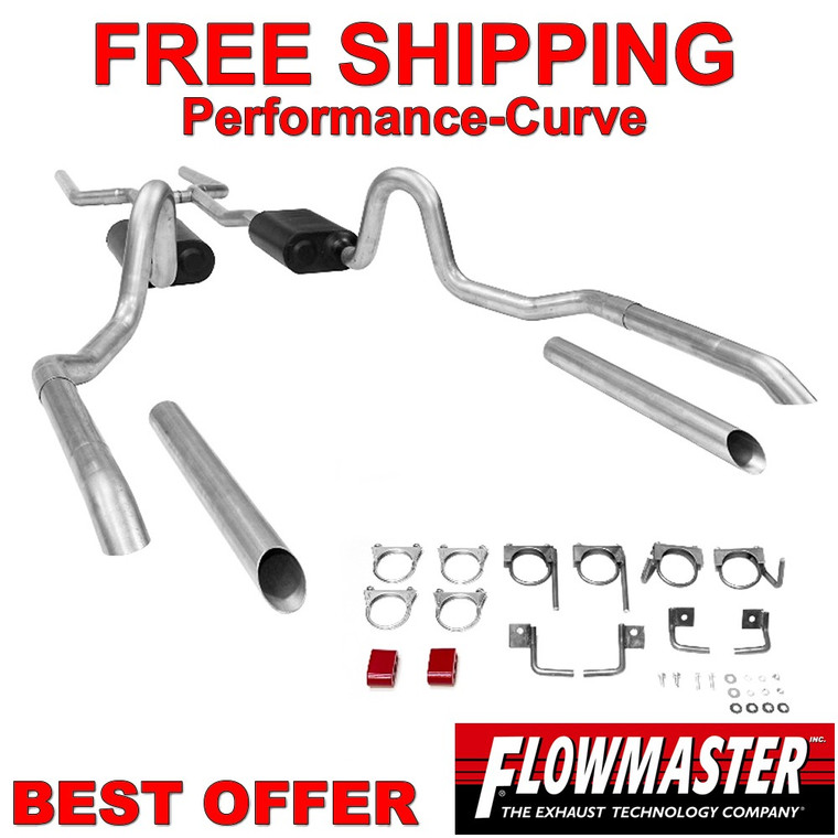Flowmaster American Thunder Exhaust Header Back fits 64 - 72 GM A Body - 17119