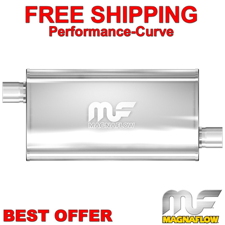 3" O/O - 5x11 Oval 22" Body MagnaFlow Muffler SS 12578