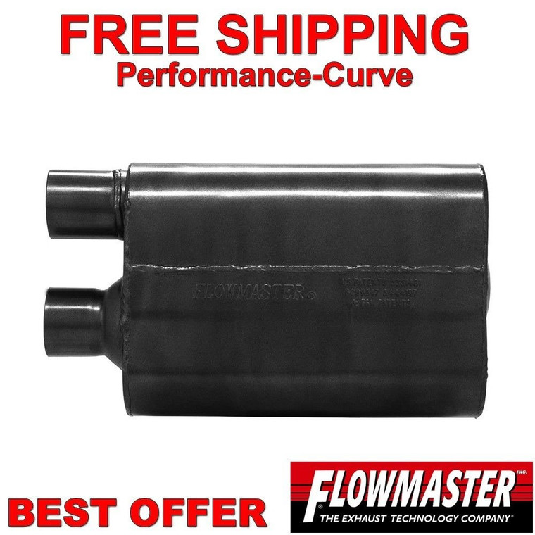 Flowmaster 80 Series Cross-Flow Muffler 2.5" SS 842580