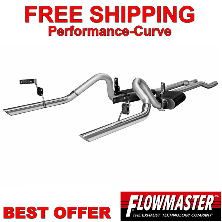 Flowmaster American Thunder Exhaust System fits 64-66 Ford Mustang V8 - 817273