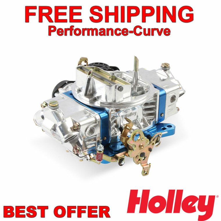 Holley 670 CFM Ultra Street Avenger Carburetor Vacuum Secondary - 0-86670BL