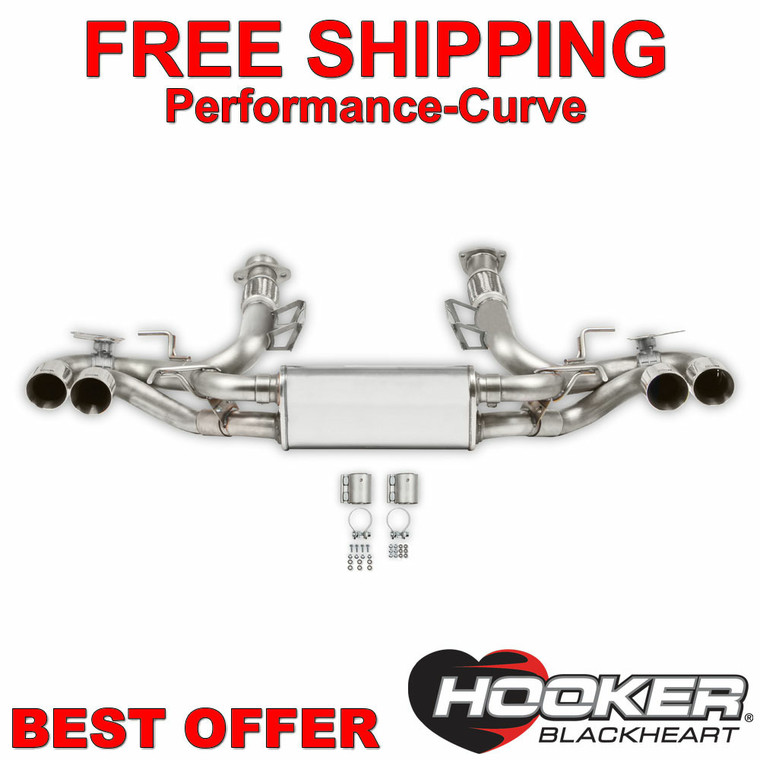 Hooker Blackheart Exhaust 20-23 Chevrolet Corvette C8 6.2 - BH13236