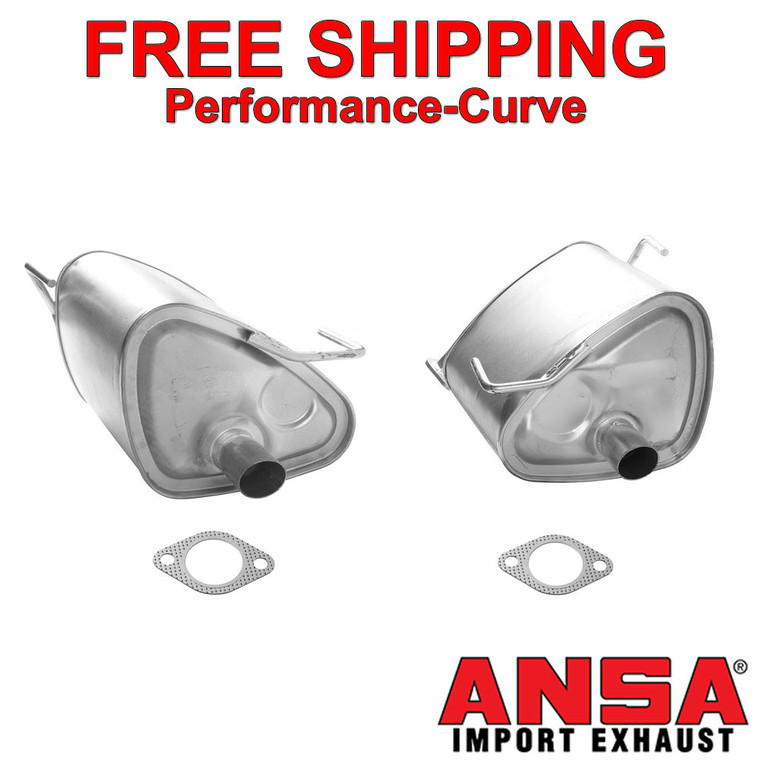 ANSA Exhaust Mufflers - OE Sound - 09-13 Subaru Forester / 08-11 Impreza 2.5L