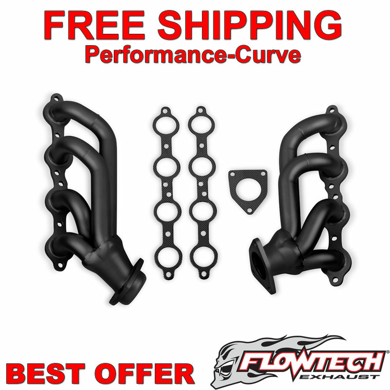 Flowtech Shorty Header 02-13 Chevrolet / GMC 4.8 / 5.3  - 91843FLT