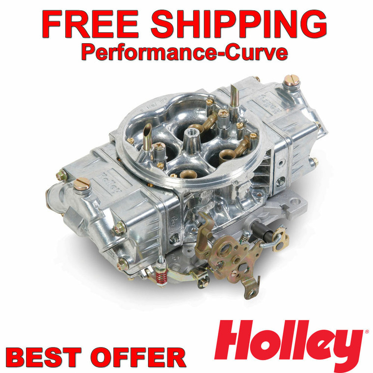 Holley 850 CFM Aluminum Street HP Carburetor Mechanical Secondary - 0-82851SA