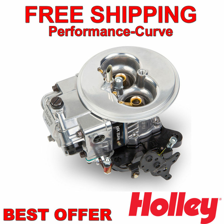 Holley 500 CFM Ultra XP 2-BBL Polished Carburetor - 0-4412BKX