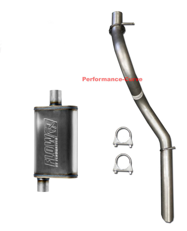 1997 - 2000 Jeep Wrangler TJ Performance Exhaust w/ FlowFX Muffler