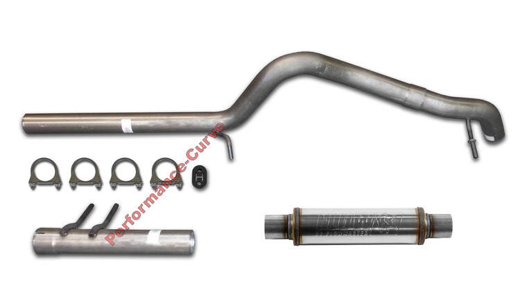 07 - 17 Jeep Wrangler JK CatBack Performance Exhaust System w/ FlowFX Muffler