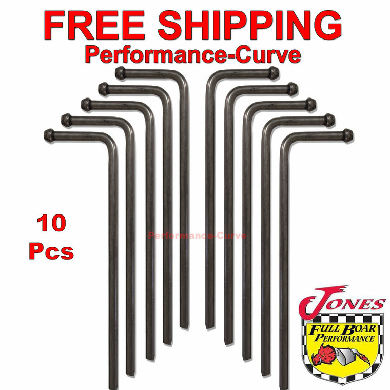 Arrow Head 3/8" x 10" Exhaust Rod Hanger 90 Degree - 10 Pcs