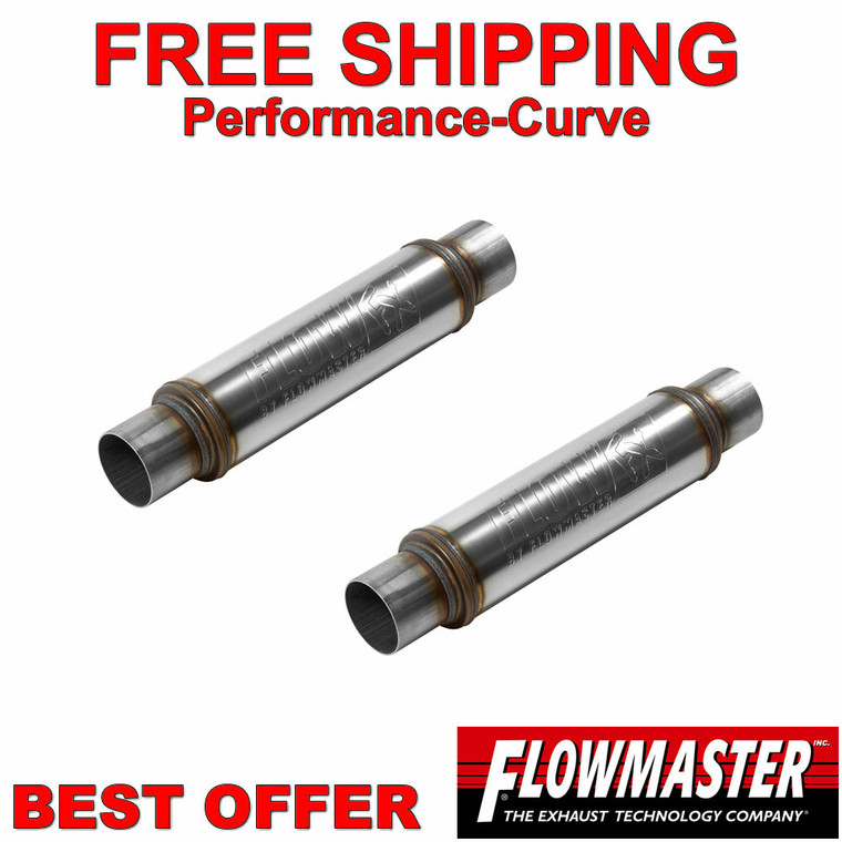 3" C/C Performance Exhaust Muffler Pair Flowmaster FlowFX- 71419