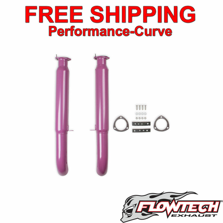 Flowtech Purple Hornies Glasspack Muffler 3" Header Mufflers  50232FLT