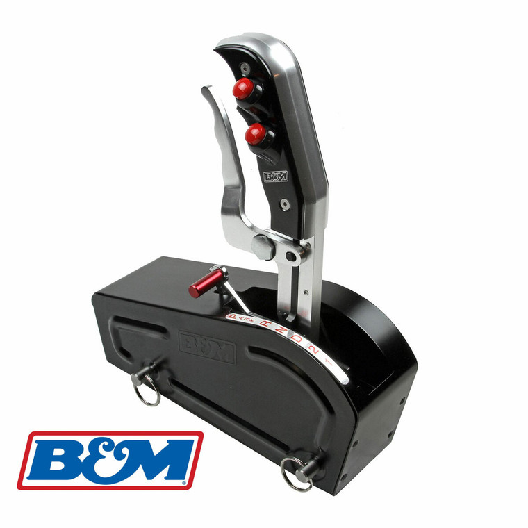 B&M Automatic Gated Shifter - Dual Button - Magnum Grip Pro Stick - 81104