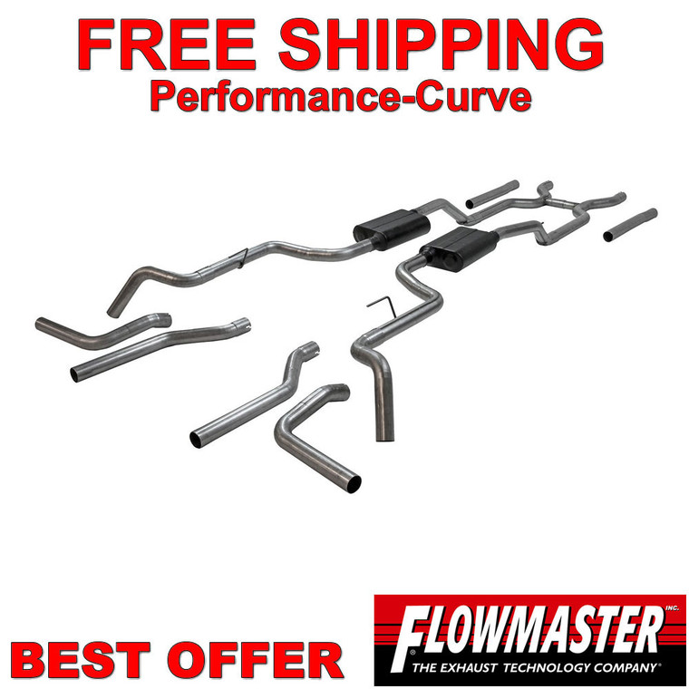 Flowmaster American Thunder Exhaust System Fits 63-66 GM C10/1000 - 817937
