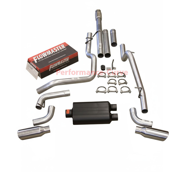 Dual Exhaust Flowmaster Super 40 19-26 Silverado/Sierra 1500 5.3L Side Exit