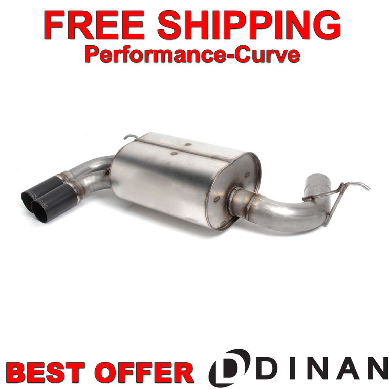 Dinan Axle-Back Exhaust System fits 17-21 BMW 230i - D660-0076-BLK