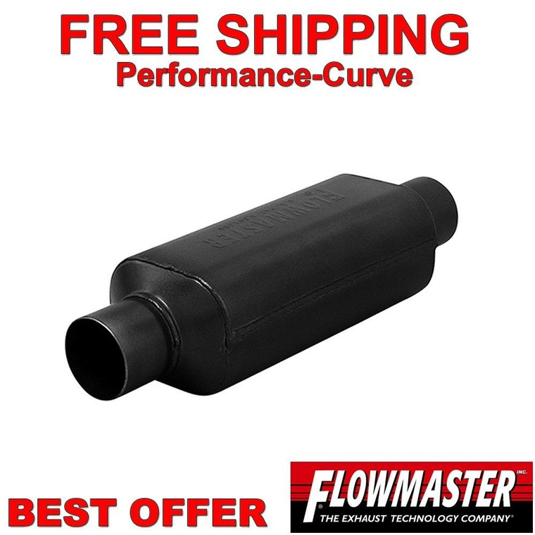 Flowmaster Hushpower II Muffler 2.25" 409 SS - 12412409