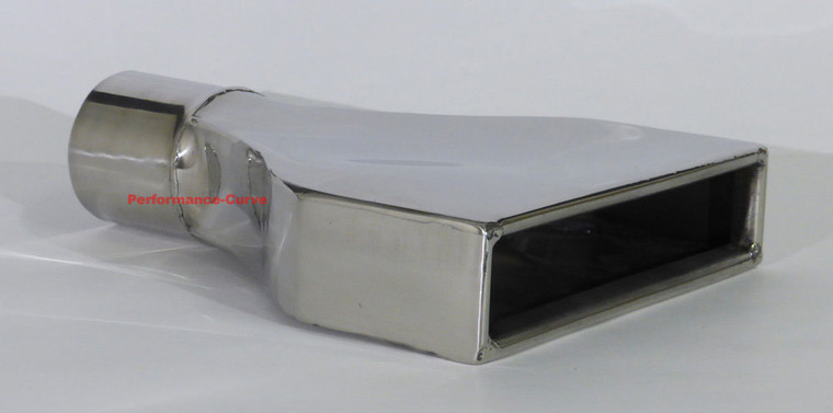 Stainless Steel Exhaust Tip Camaro Style - 8" x 2.25" - 10" Long