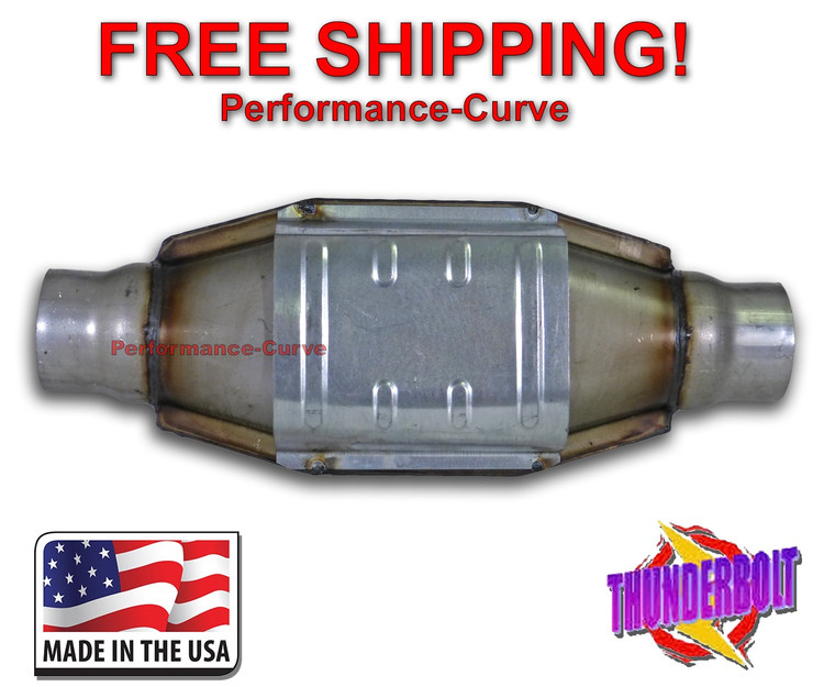 2.5" Catalytic Converter Exhaust Thunderbolt OBDI 590006