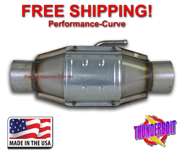 3" Catalytic Converter High Flow Thunderbolt OBDI with AIR Tube - 610007