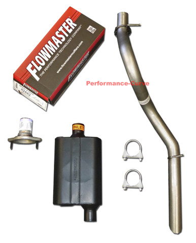 2001 - 2006 Jeep Wrangler Exhaust w/ Flowmaster Original 40 Series Muffler  - Performance-Curve