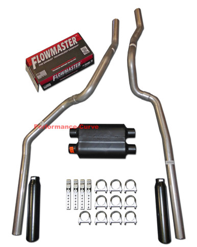01-06 Chevy GMC 2500 Truck 2.5 Dual Exhaust Flowmaster Big
