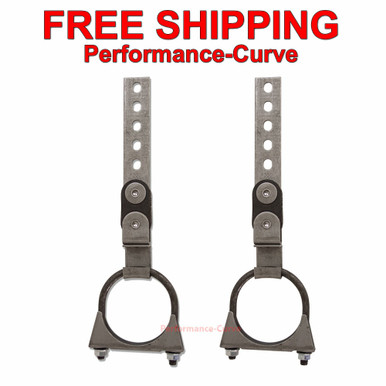 Pair of Universal 3" Exhaust Tailpipe Hangers 360 Hanger DIY Custom