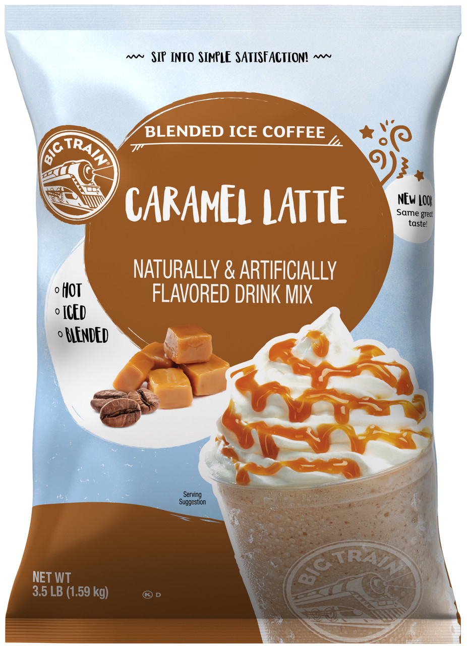 Big Train Caramel Latte Blended Ice Coffee, 3.5 lb. Bag