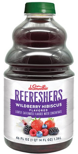 Dr. Smoothie Refreshers Wildberry Hibiscus Six 46 Oz. Bottles