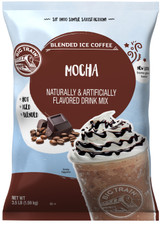 Take iced coffee to the next level with Big Train Mocha Blended Ice Coffee Mix. Sourced from the highest-quality ingredients, our mocha frappe mix has big chocolate taste and a coffee caffeine boost. The silky, smooth mocha mix delivers a full-bodied taste and consistent texture every time. Add a dollop of whipped cream or a splash of cream to craft your own signature beverage. Indulge in rich cocoa and smooth coffee with Big Train Mocha Blended Ice Coffee Mix. Try it hot, iced, or blended.