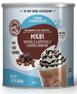 With only 2 grams net cars per 8 oz serving, no added sugar and a rich, creamy taste, Big Train's Low Carb Mocha Blended Ice Coffee mix allows you to get your blended ice coffee fix while maintaining your low carb lifestyle.