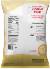 Ingredients: Fructose, Sugar, Partially Hydrogenated Coconut Oil, Nonfat Milk, Corn Syrup Solids, Natural and Artificial Flavors, Banana Powder, Strawberry Powder, Citric Acid, Sodium Caseinate (a milk derivative), Cellulose Gum, Dipotassium Phosphate, Mono- and Diglycerides, Propylene Glycol Esters of Fatty Acids, Sodium Citrate, Carrageenan Gum, Salt, Sodium Silicoaluminate