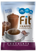 We’ve blended Fit Frappé with calcium caseinate, a slow-releasing protein your body can use throughout the day. Our Chocolate Fit Frappé is loaded with 20 grams of protein, and contains only 130 calories and less than 1 gram of sugar. No matter how you mix it up, get ready to feel good about what you put in your body. Our naturally flavored Fit Frappé Chocolate Protein Drink Mix is coffee-free and packed with vitamins, minerals and protein. It’s also gluten-free and contains no added sugars, hydrogenated oils or trans fats to slow you down. Kosher-Dairy certified.